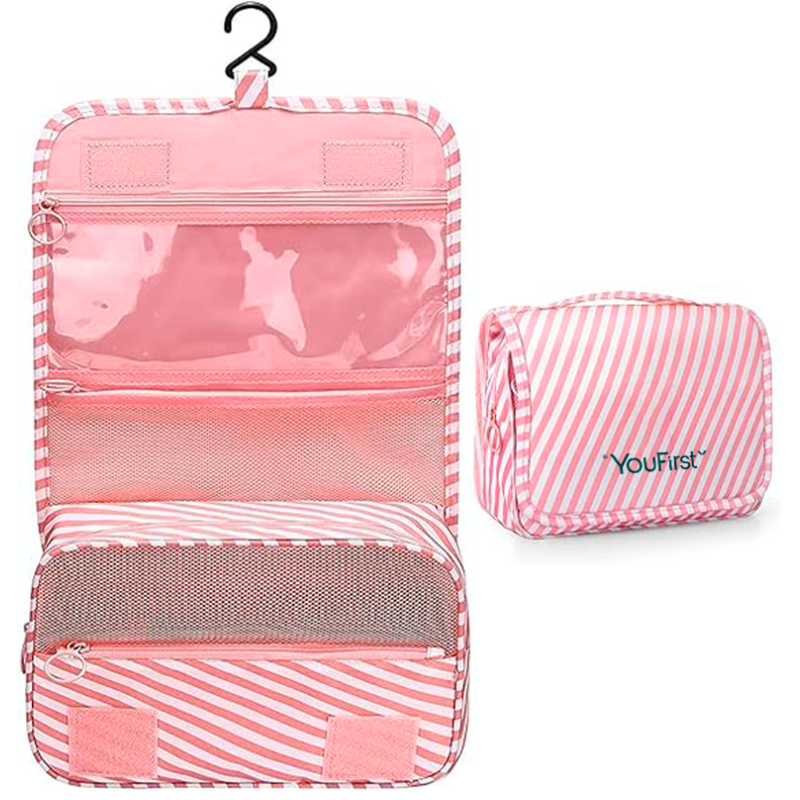 Cosmetiquera portatil con gancho