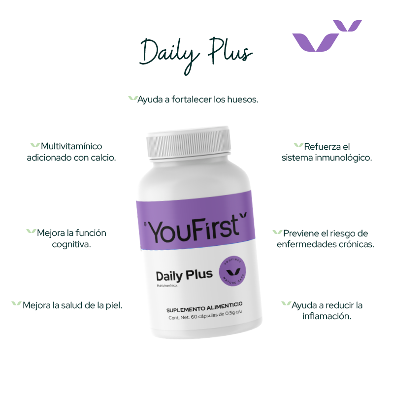 Daily Plusa Daily Plus | Youfirst | Multivitamínico con calcio
